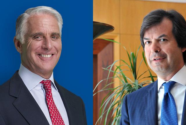 Andrea Orcel y Carlo Messina