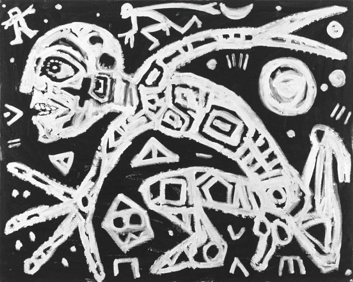 PENCK Mann Bewegung I (Uomo Movimento I) 1998 (1).jpg © 2021, ProLitteris, Zurich PENCK Mann Bewegung I (Uomo Movimento I) 1998 (1).jpg © 2021, ProLitteris, Zurich