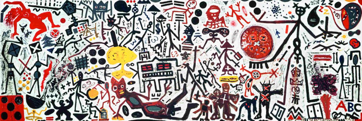PENCK The battlefield (Il campo di battaglia)1989 © 2021, ProLitteris, Zurich PENCK The battlefield (Il campo di battaglia)1989 © 2021, ProLitteris, Zurich