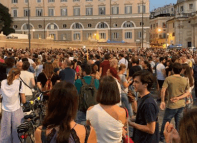 piazza no green pass
