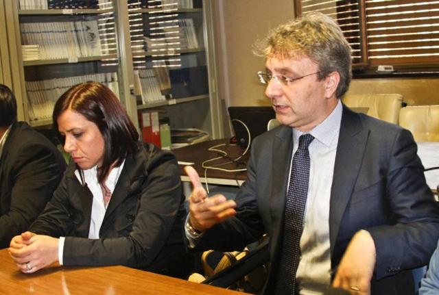 Piera Maggio, madre della piccola Denise, con il legale Frazzitta Piera Maggio, madre della piccola Denise, con il legale Frazzitta