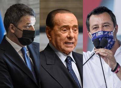 Renzi Salvini Berlusconi normale