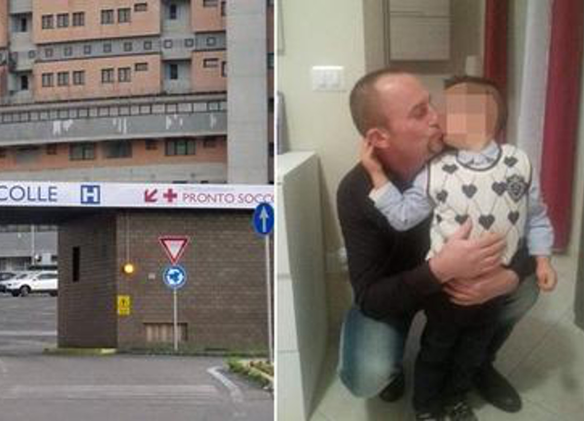 omicidio viterbo, zio matias col coltello in ospedale