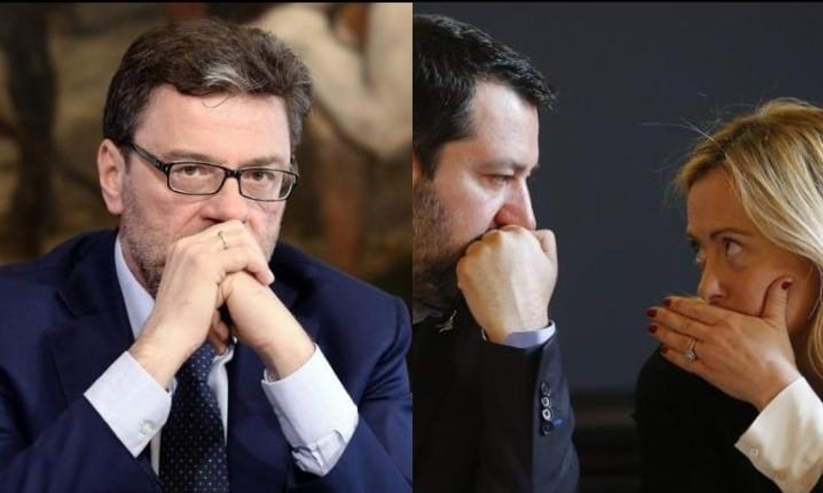 Salvini giorgetti meloni