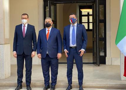 Salvini "vede" Orban e Morawiecki. Risposta all'attacco di Giorgetti