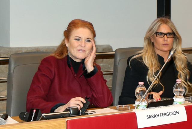 Sarah Ferguson a Roma presenta il suo primo romanzo Sarah Ferguson a Roma presenta il suo primo romanzo