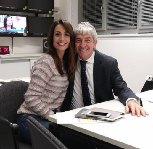 Giorgia Cardinaletti col compianto Paolo Rossi (Instagram)