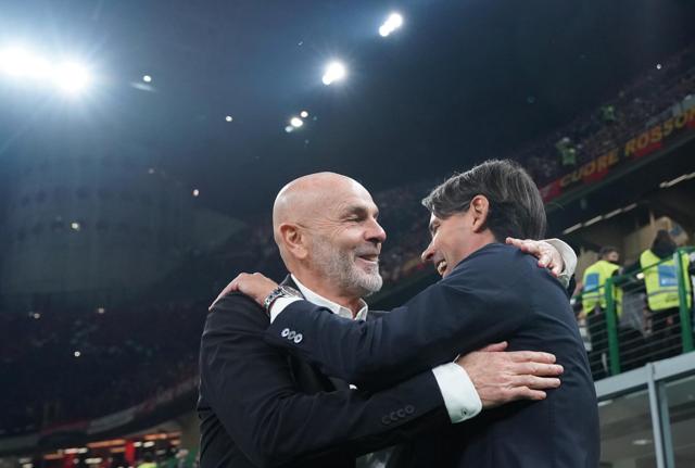 Simone Inzaghi - Stefano Pioli (Lapresse) Simone Inzaghi - Stefano Pioli (Lapresse)