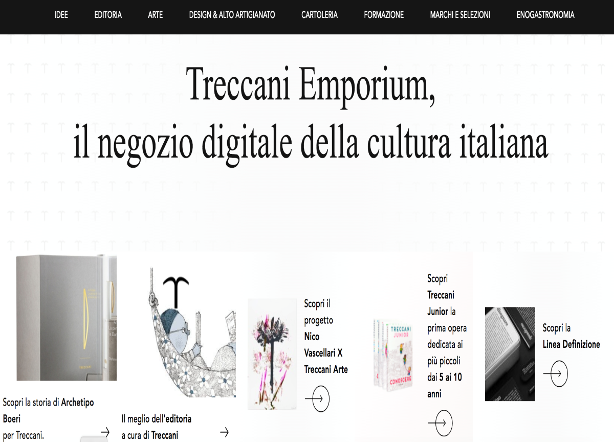 sito Treccani Emporium