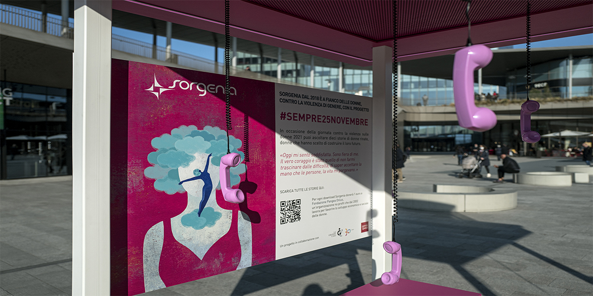 Sorgenia Installazione 25 novembre - #Sempre25Novembre (ph. Guido Morozzi) Sorgenia Installazione 25 novembre - #Sempre25Novembre (ph. Guido Morozzi)
