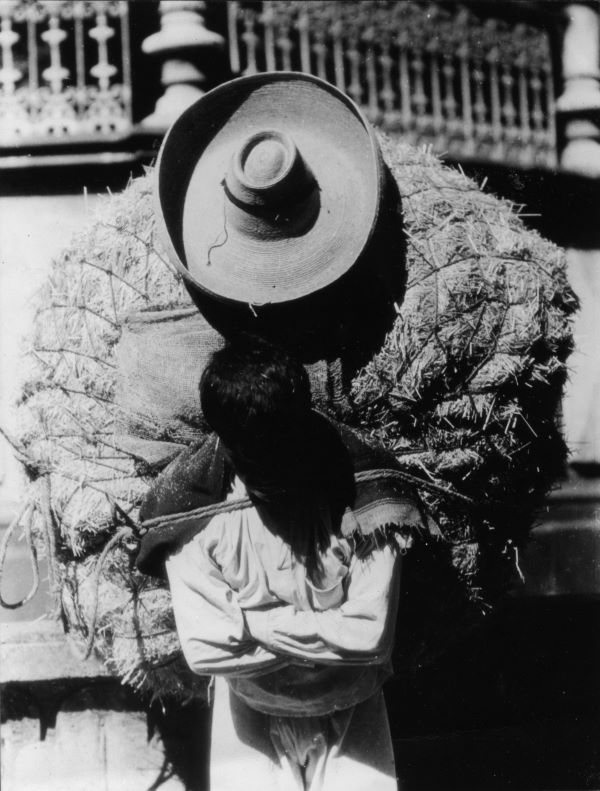 Tina Modotti   uomo che porta fieno, 1928
