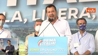 Salvini: “Letta spara sondaggi, se vede quello su Fedriga in Friuli s’incazza”