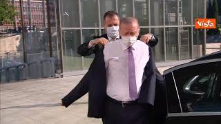 G20, Draghi accoglie il Presidente della Turchia Erdogan per il vertice di Roma