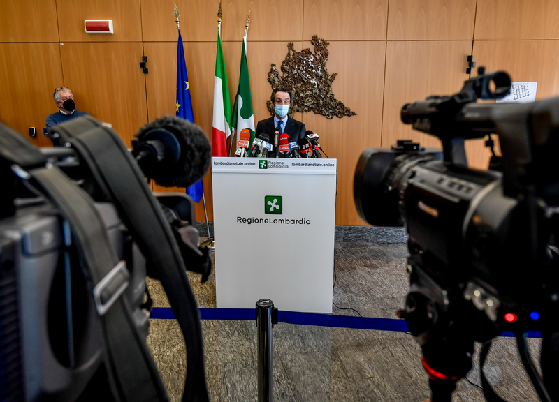 (fonte Lapresse )Attilio Fontana (fonte Lapresse )Attilio Fontana