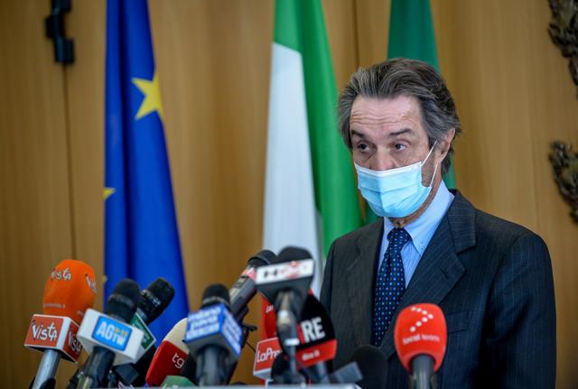 (fonte Lapresse ) Attilio Fontana 