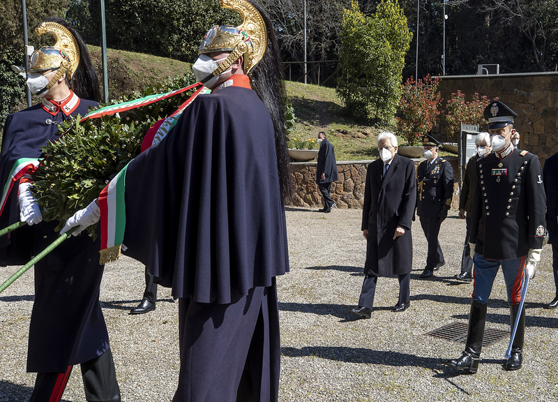 Il Presidente della Repubblica Sergio Mattarella (fonte Lapresse )