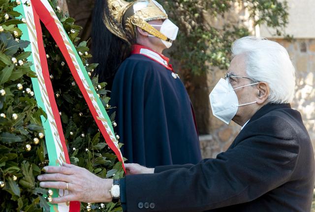 Il Presidente della Repubblica Sergio Mattarella (fonte Lapresse )