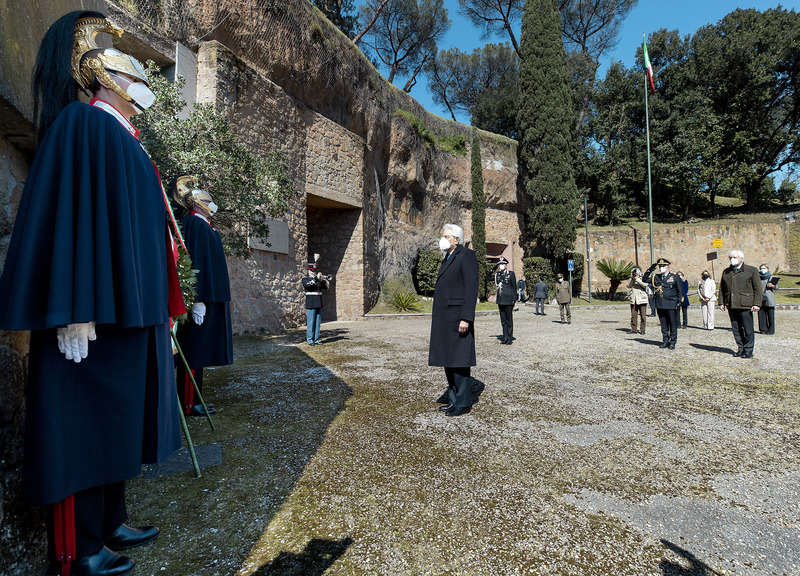 (fonte Lapresse ) Il Presidente della Repubblica Sergio Mattarella