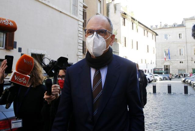 Enrico Letta (fonte Lapresse ) Enrico Letta (fonte Lapresse )