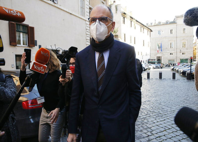 Enrico Letta (fonte Lapresse ) Enrico Letta (fonte Lapresse )