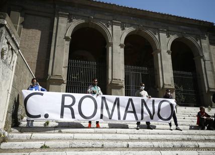 Roma, manifestazione per trovare una soluzione alle famiglie sgomberate a Castel Romano