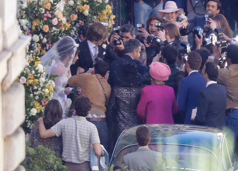 Sul set di "House of Gucci " il film di Ridley Scott Lapresse Sul set di "House of Gucci " il film di Ridley Scott Lapresse
