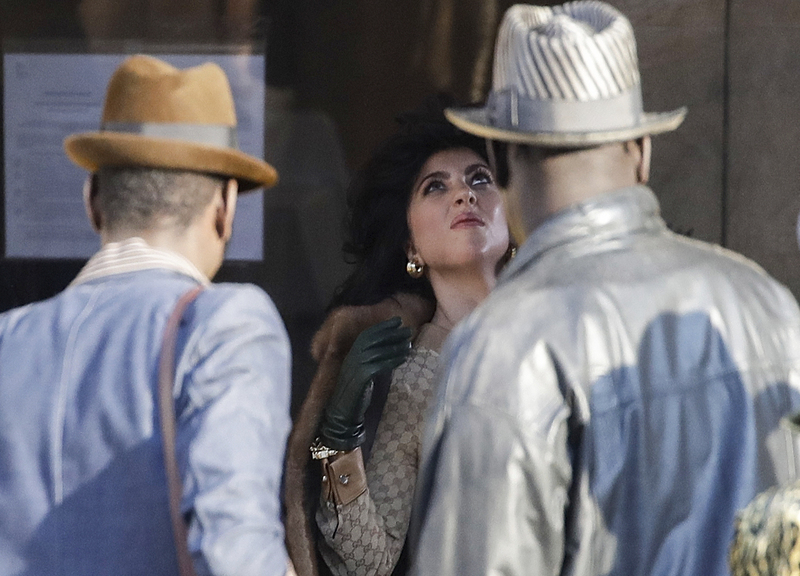 Sul set di "House of Gucci " il film di Ridley Scott Lapresse Sul set di "House of Gucci " il film di Ridley Scott Lapresse