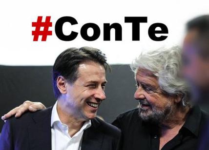 Crisi di governo, Grillo lancia sui social la foto con l’hashtag “ConTe”