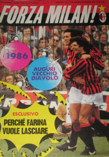 Passato al Milan, segna solo due gol in tutto il campionato: entrambi nel derby. Dopo il deludente mondiale '86, con gli azzurri fuori ai quarti contro la Francia di Platini, passa al Verona, dove disputa la sua ultima stagione. Smette di giocare nel 1987, prima di compiere 31 anni Passato al Milan, segna solo due gol in tutto il campionato: entrambi nel derby. Dopo il deludente mondiale '86, con gli azzurri fuori ai quarti contro la Francia di Platini, passa al Verona, dove disputa la sua ultima stagione. Smette di giocare nel 1987, prima di compiere 31 anni