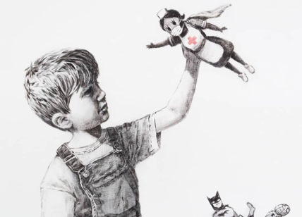 Banksy, dipinto venduto a prezzo d'oro in aiuto alla sanità del Regno Unito
