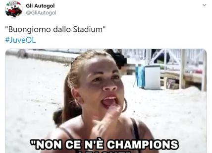 Juve e Milan in Champions, Napoli fuori: sui social si scatena lo sfottò