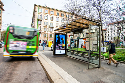 Milano, 40 nuove pensiline alle fermate di bus e tram