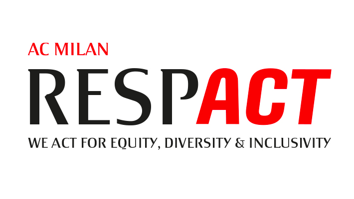 Respact, “manifesto” del Milan per equità sociale, uguaglianza e inclusività