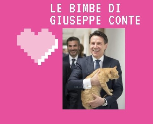 Le bimbe di Giuseppe Conte (fonte: facebook) Le bimbe di Giuseppe Conte (fonte: facebook)