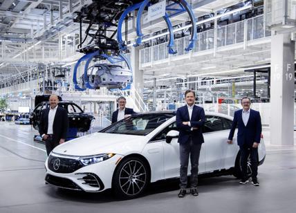 Nello stabilimento Mercedes di Sindelfingen è iniziata la produzione della EQS
