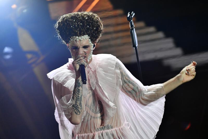Achille Lauro - Sanremo 2020 (Lapresse) Achille Lauro - Sanremo 2020 (Lapresse)