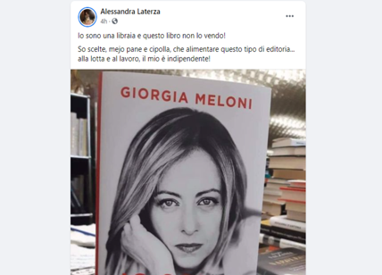 "Giorgia Meloni? Non vendo il suo libro". Libraia romana "banna" la leader FDI