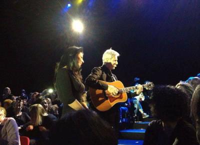 Angela Zagaria Claudio Baglioni Teatro degli Arcimboldi 4 gennaio 2014