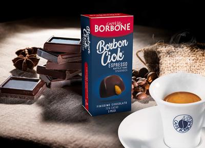 borbonCiok cioccolatino Caffè Borbone Napoli