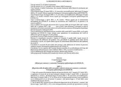 Bozza DL Covid Maggio 1