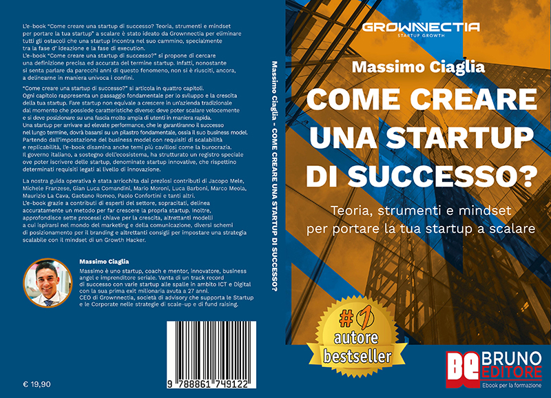 COVER Come Creare una Startup di successo di Massimo Ciaglia