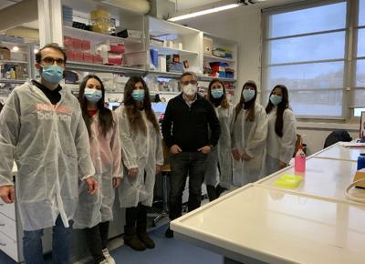 Da sx Emanuele Sasso Pasqualina Pagano Sara Amiranda Nicola Zambrano Guendalina Froechlich Chiara Gentile Arianna Finizio