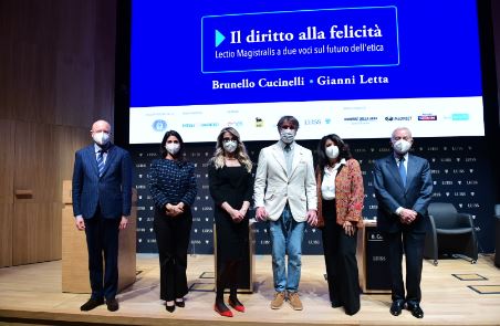 Fondazione Guido Carli, la lezione sul futuro dell’etica con Letta e Cucinelli