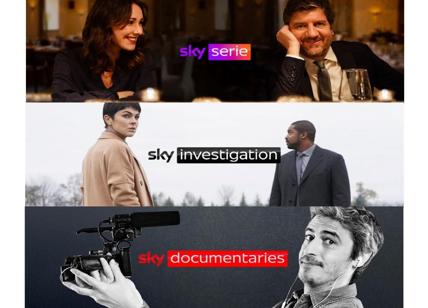 Sky lancia 4 nuovi canali: Serie, Investigation, Documentaries e Nature