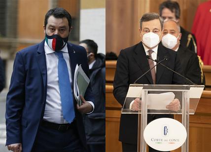 Governo, Mario Draghi: cartellino giallo per Salvini