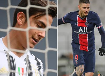 DYBALA ICARDI JUVENTUS PSG