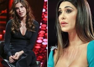 Elisabetta Canalis, zip della tuta giù "Altro che Belen Rodriguez..."