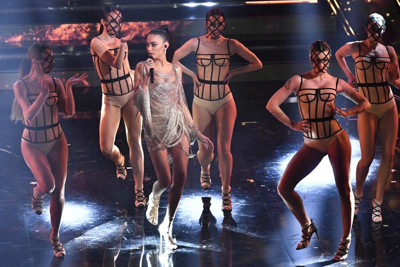 Elodie - Sanremo 2021 (Lapresse) Elodie - Sanremo 2021 (Lapresse)