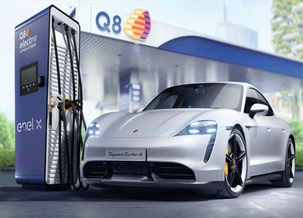 Enel x,con Q8 e Porsche Italia amplia rete ricariche ultra fast sul territorio