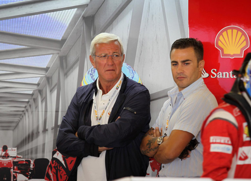 Fabio Cannavaro - Marcello Lippi (Lapresse)